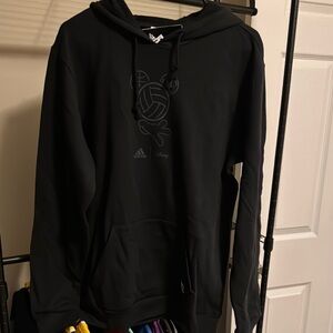 Adidas Black Pullover Hoodie Sweatshirt